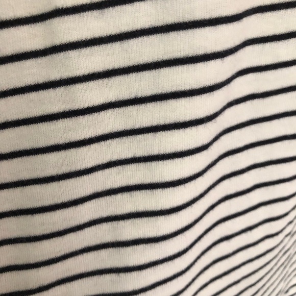 Gap The Bowery Super Soft Striped Long Sleeve V-Neck Tee - Picture 11 of 11